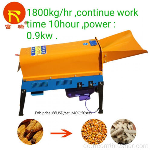 Elektronische Mais-Dreschmaschine 900W 1800kg / hr